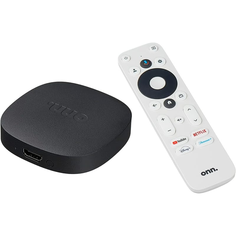 Chromecast Watch com Google TV Onn 4K Streaming Box